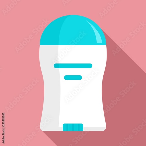 Deodorant roll stick icon. Flat illustration of deodorant roll stick vector icon for web design