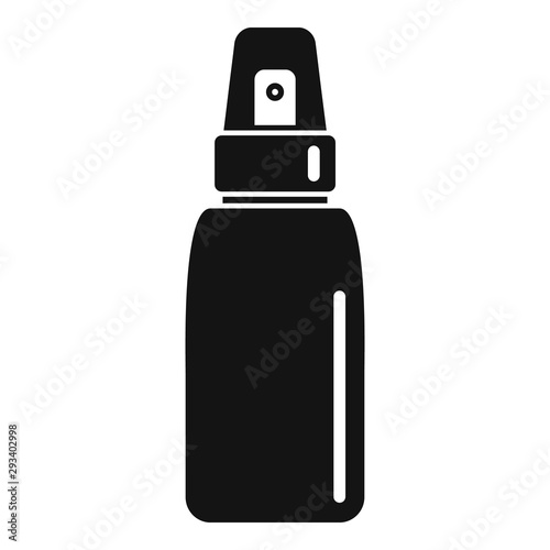 Deodorant spray bottle icon. Simple illustration of deodorant spray bottle vector icon for web design isolated on white background