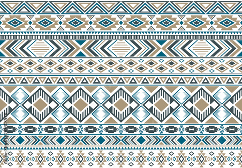 Tribal ethnic motifs geometric vector seamless background.