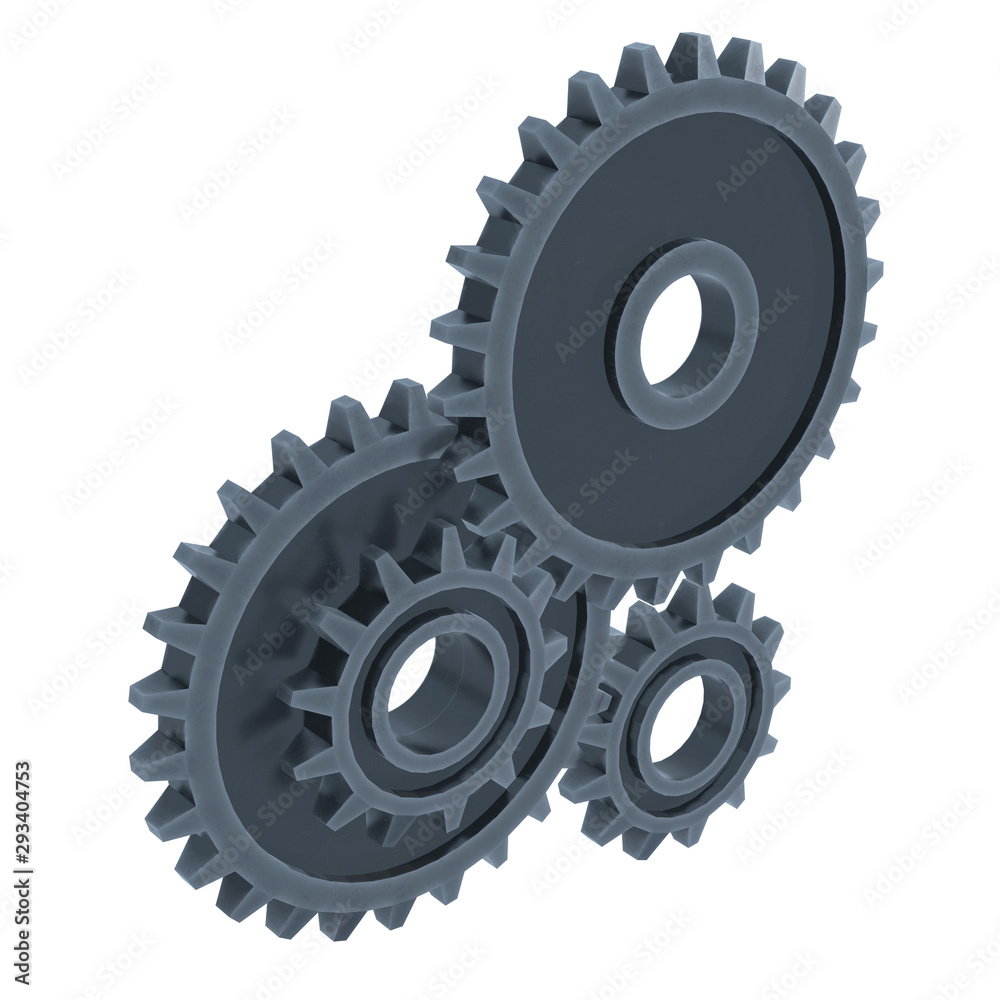 Gears. Mechanical technology machine concept Gears. Mechanical technology machine concept