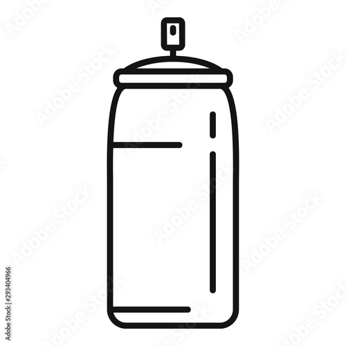 Cosmetic deodorant icon. Outline cosmetic deodorant vector icon for web design isolated on white background