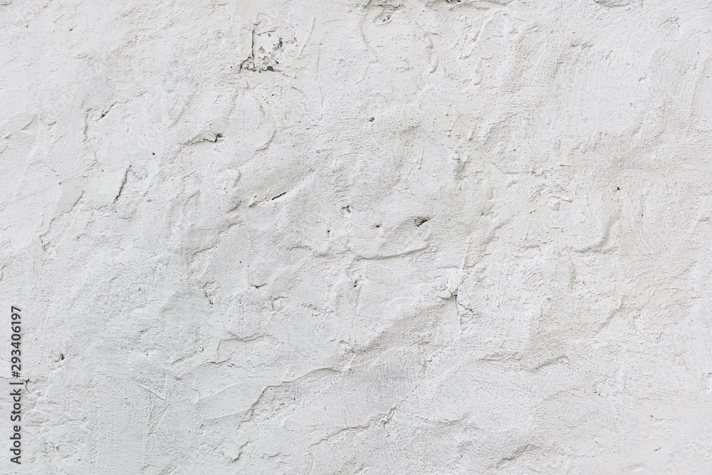 Decorative White Plaster Texture, Seamless Background. Grungy Concrete Wall,  High Detailed Fragment Stone Wall. Cement Stock Image - Image of grey,  paper: 127941127