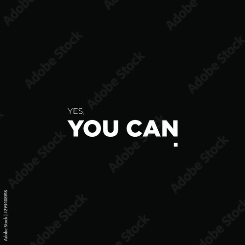 yes you can - motivational inscription template