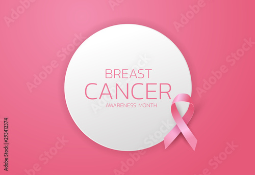 Breast Cancer Awareness Ribbon Background
