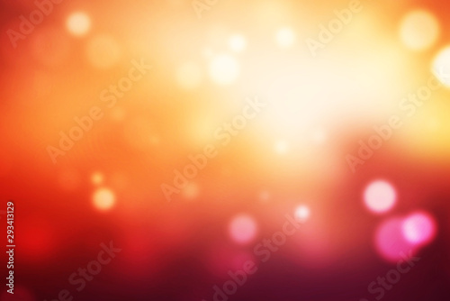 Illuminated De-focused Lights Background