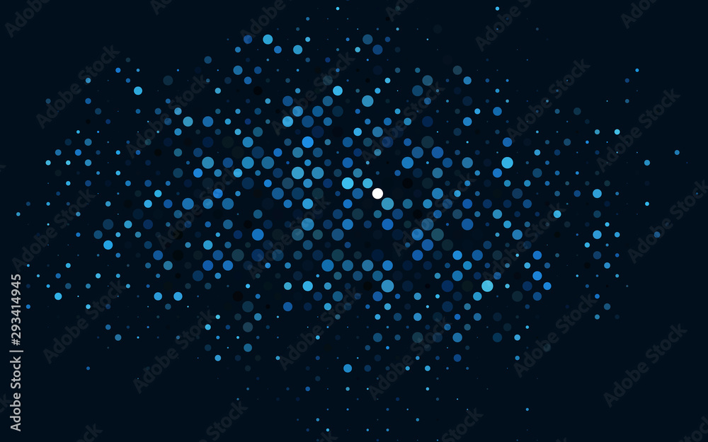 Light BLUE vector pattern with spheres. Glitter abstract illustration with blurred drops of rain. Design for business adverts. Light BLUE vector pattern with spheres. Glitter abstract illustration with blurred drops of rain. Design for business adverts.