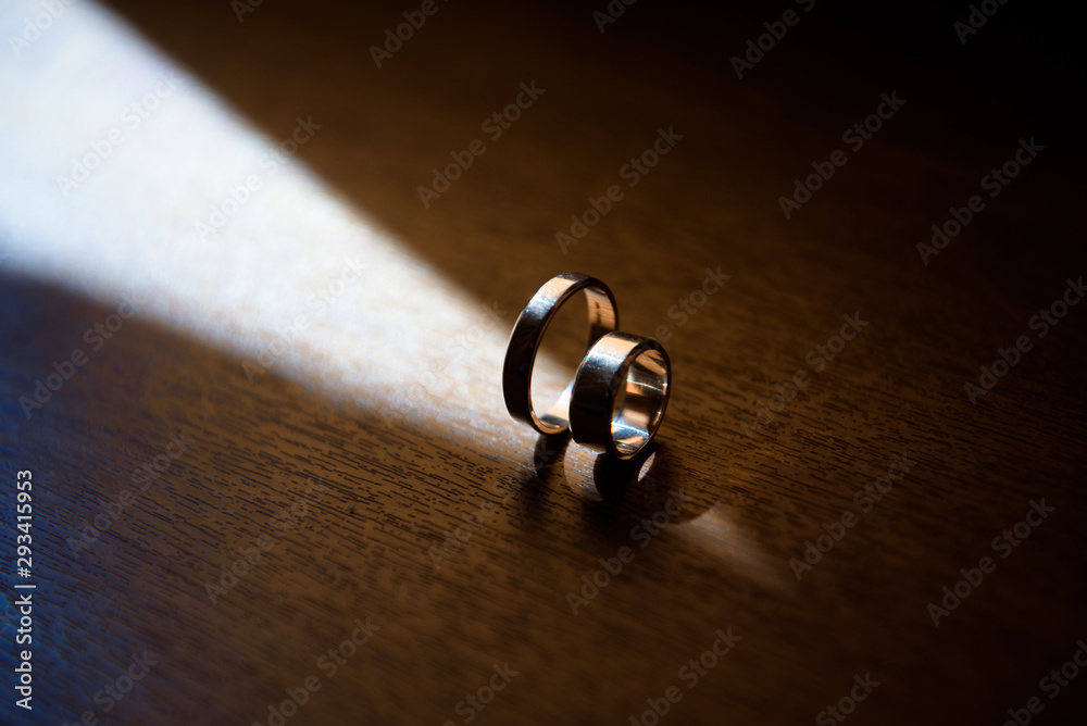 Wedding rings as a symbol of love and happyness. Wedding rings as a symbol of love and happyness.