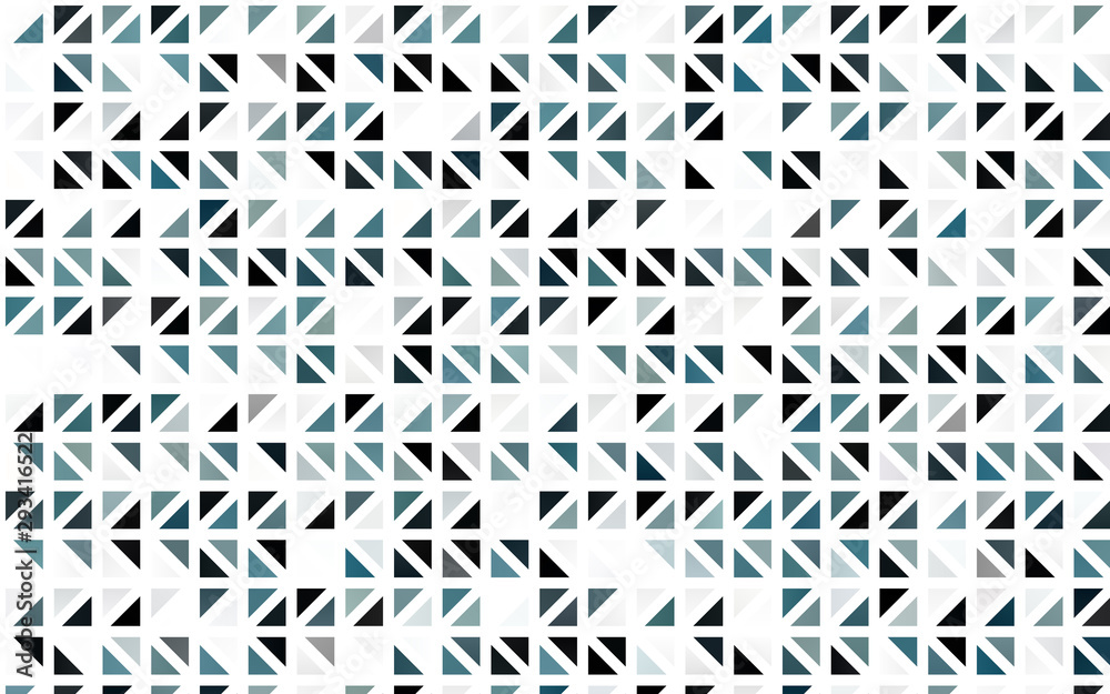 Light BLUE vector seamless layout with lines, triangles. Abstract gradient illustration with triangles. Trendy design for wallpaper, fabric makers.
