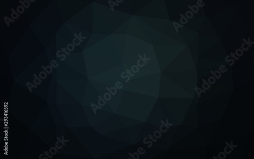 Dark BLUE vector blurry triangle texture. Brand new colorful illustration in with gradient. Brand new style for your business design.