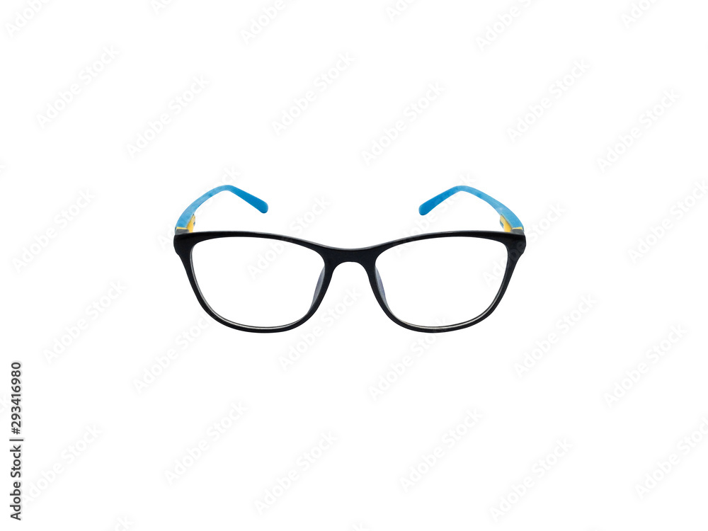 Fototapeta premium Glasses isolated on white background. Clipping Path
