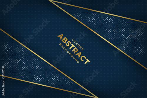 Abstract luxury dark background. Overlap modern background