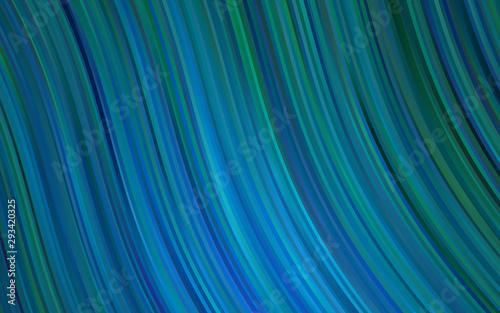 Light BLUE vector background with abstract lines. A vague circumflex abstract illustration with gradient. A completely new marble design for your business.
