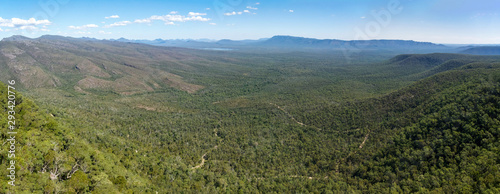 View over Victoria Valley and Lake Wartook from Reed Lookout in the Grampians region of Victoria, Australia. © Alizada Studios
