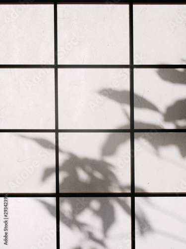 Japanese traditional paper door or window 