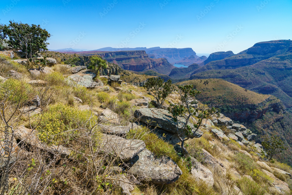 blyde river canyon from lowveld view in south africa 2