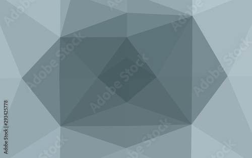 Light BLUE vector polygonal template. A completely new color illustration in a vague style. Elegant pattern for a brand book.