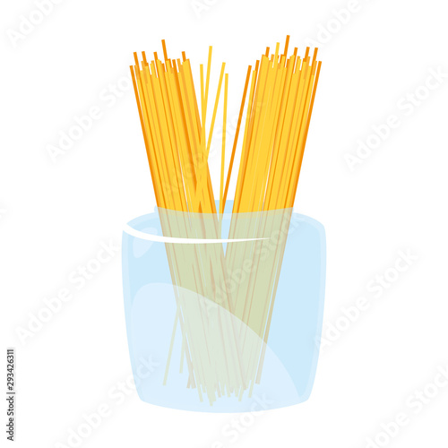 Isolated noodles icon vector design