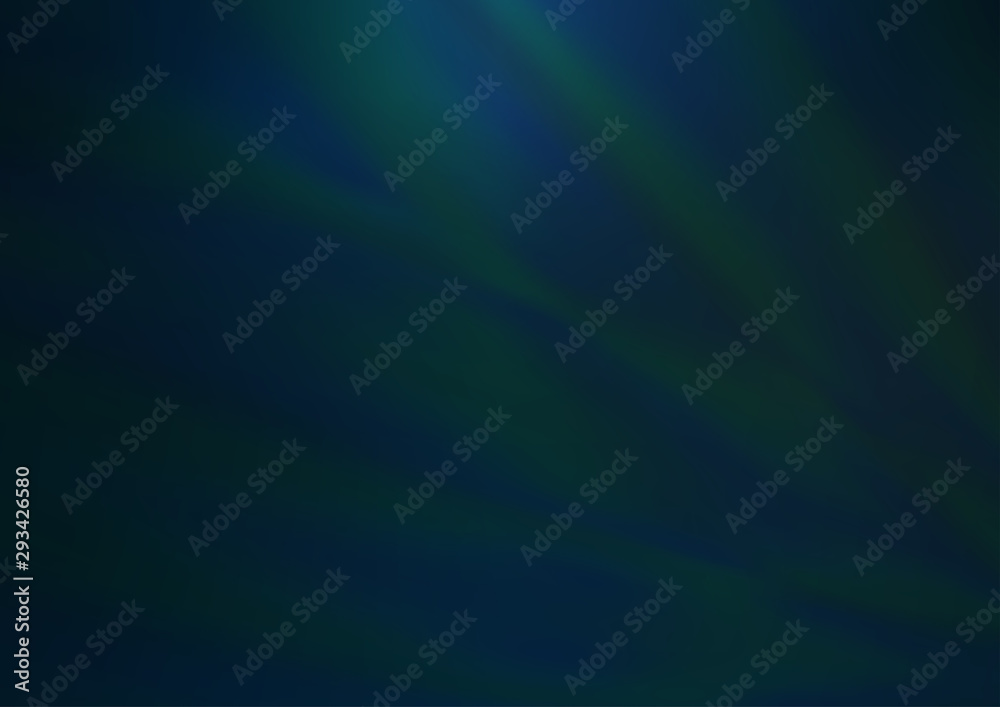 Dark BLUE vector blurred shine abstract pattern. A vague abstract illustration with gradient. Brand new design for your business.