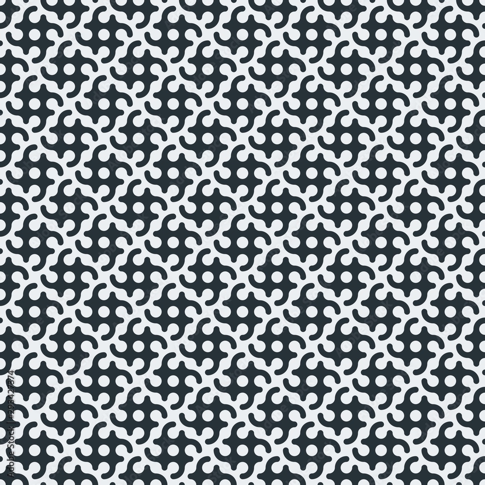 Truchet Motif Pattern Generative Tile Art background illustration