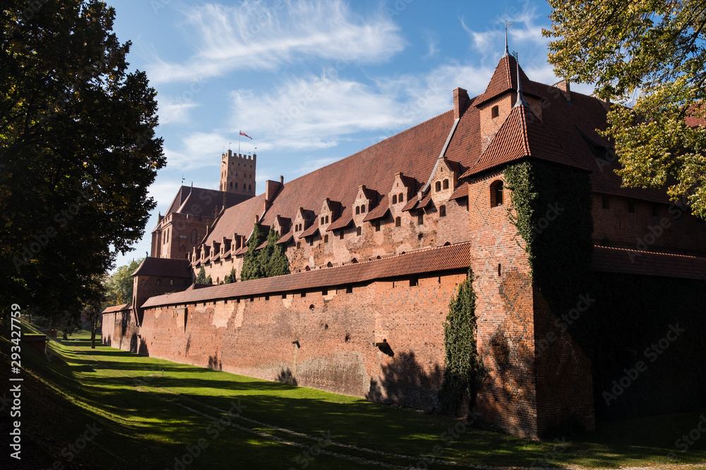 Teutonic medieval Malbork Castle, Poland