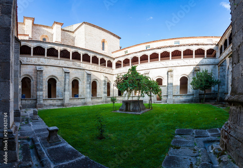Avila,Spain,9,2013; Cloister of the Royal Monastery of Santo Tomas