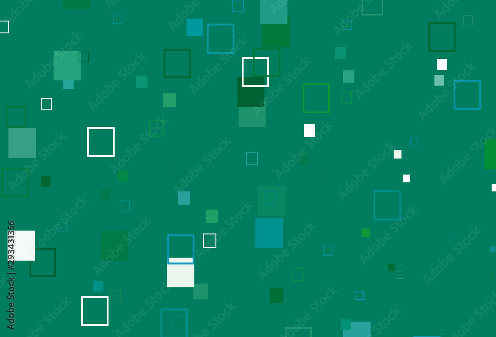 Light Blue, Green vector template with square style. Light Blue, Green vector template with square style.