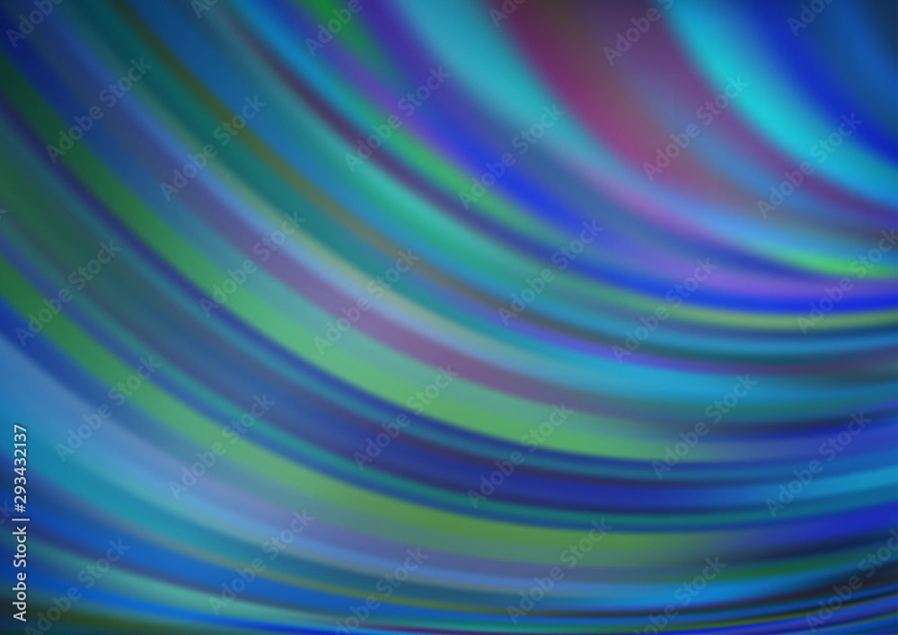 Light BLUE vector background with lamp shapes. Geometric illustration in marble style with gradient.  New composition for your brand book.