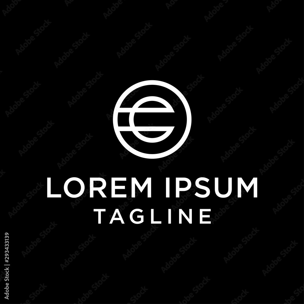 initial letter logo OC, CO logo template initial letter logo OC, CO logo template