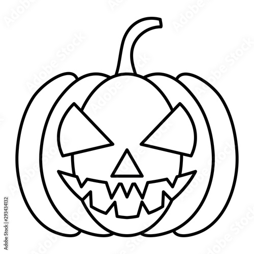 trick or treat - happy halloween line style