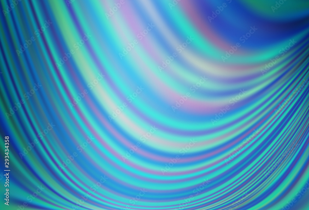 Light BLUE vector pattern with bent ribbons. Light BLUE vector pattern with bent ribbons.