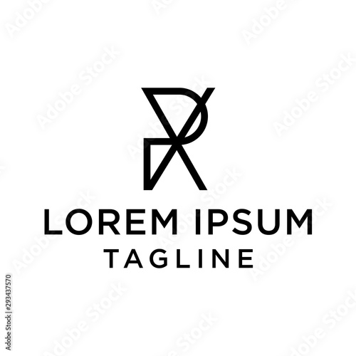initial letter logo RX, XR, logo template