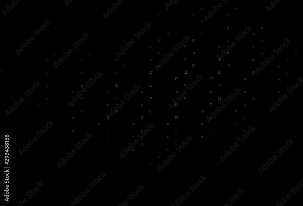 Dark Black vector template with square style.