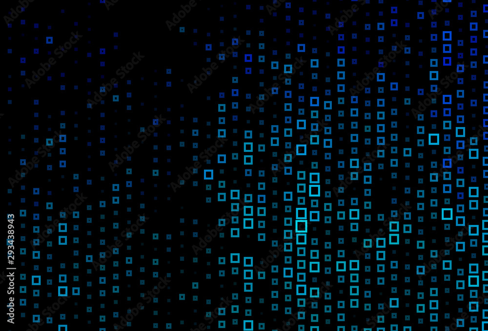 Dark BLUE vector texture in rectangular style. Dark BLUE vector texture in rectangular style.