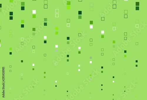 Light Green vector background with rectangles.