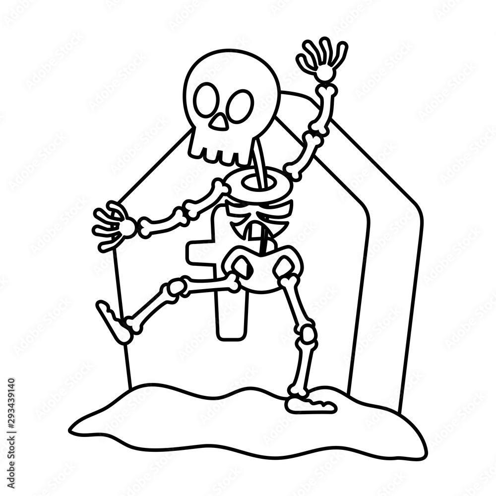 trick or treat - happy halloween line style trick or treat - happy halloween line style