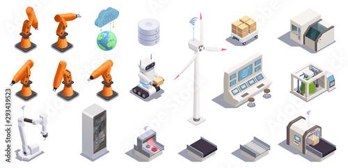 Smart Industry Icons Set
