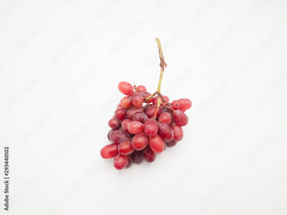 Ripe sweet grapes isolated on background