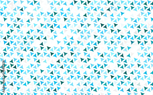 Light BLUE vector seamless layout with lines, triangles. Triangles on abstract background with colorful gradient. Design for textile, fabric, wallpapers.
