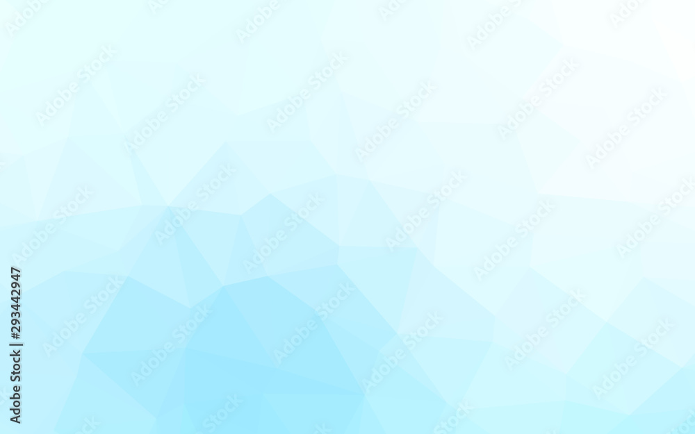 Light BLUE vector polygon abstract layout. Geometric illustration in Origami style with gradient. Completely new template for your business design.