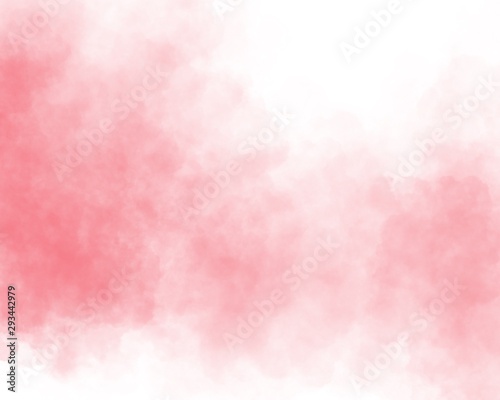 Water color, pink, white background, used as a background in the wedding and other tasks. © Sansert