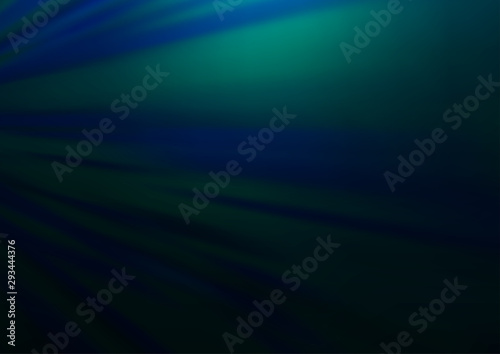 Dark BLUE vector backdrop with long lines. Modern geometrical abstract illustration with staves. Backdrop for TV commercials.