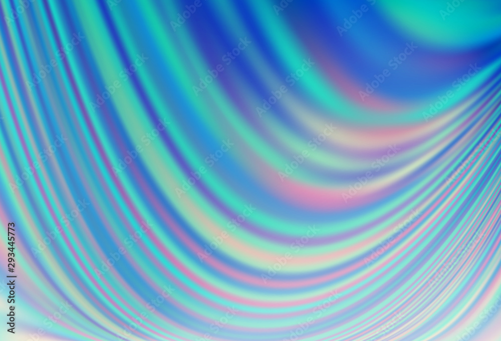 Light BLUE vector template with bubble shapes. Light BLUE vector template with bubble shapes.