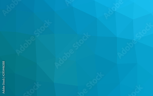Light BLUE vector abstract polygonal texture. A vague abstract illustration with gradient. Completely new template for your business design.
