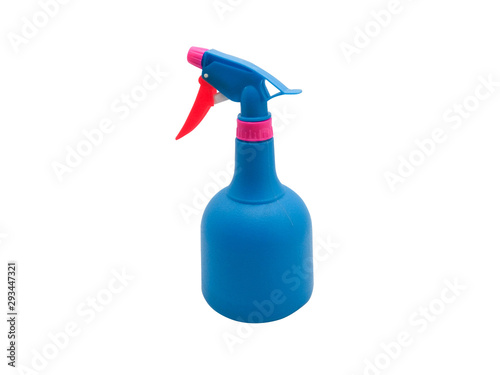 Spray bottle isolated on white background. Clipping Path