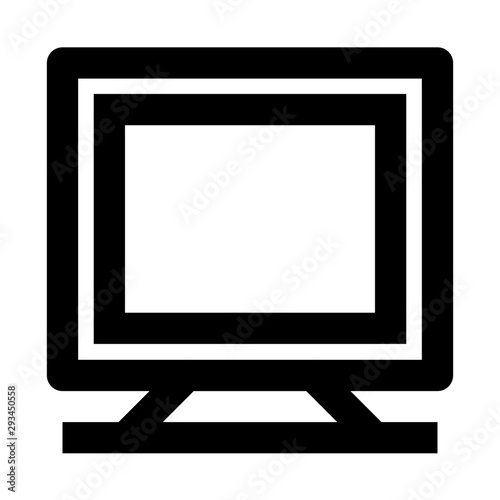 display outline icon vectors