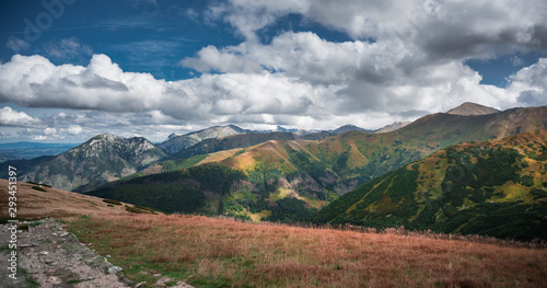Fototapeta Naklejka Na Ścianę i Meble -  Colourful Chocholow Valley in Polish Tatra Mountains