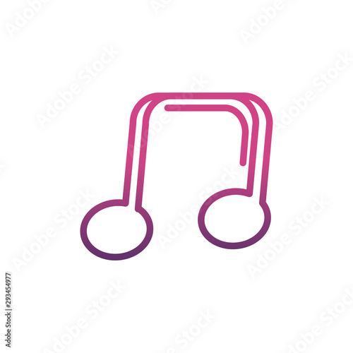 note music network social media icon line