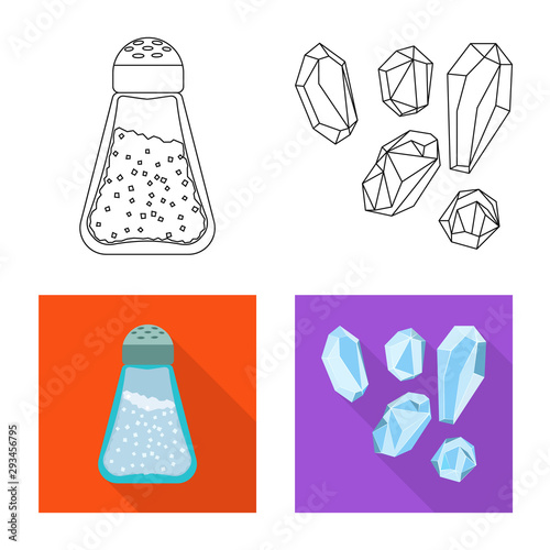 Vector illustration of cooking and sea logo. Set of cooking and baking stock vector illustration.