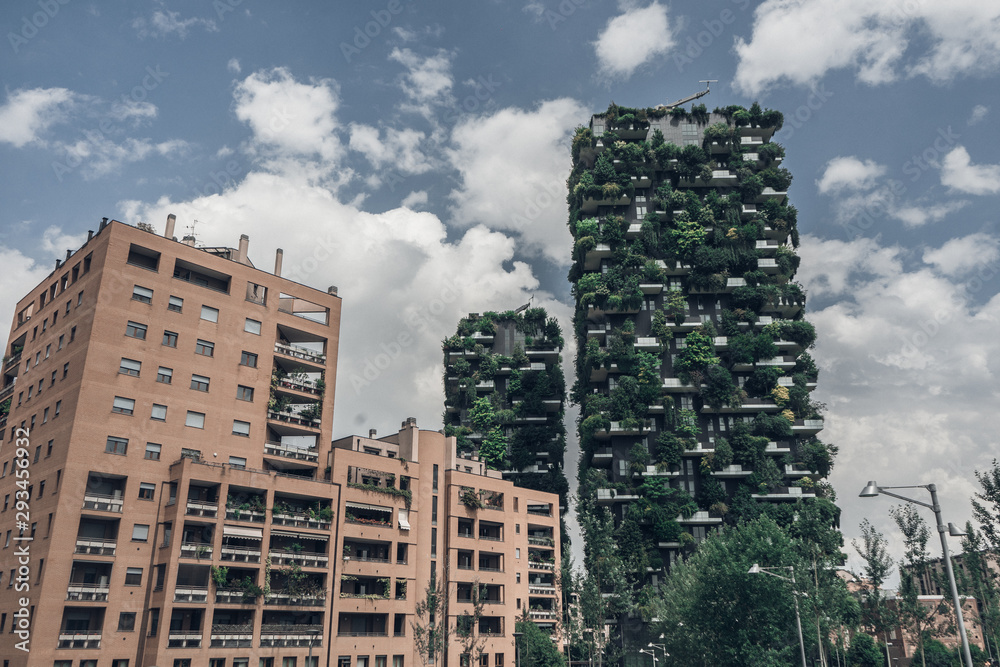Edificios Urbanos en la ciudad de Milán Italia