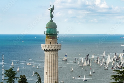 Trieste, Italy - Europe - October, 8th, 2017 - More than 2100 vessels are racing during the 49th 